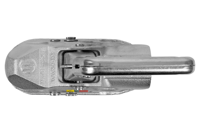 WINTERHOFF WW 30-D3-K1212 kuglekobling til 3000 kg trailer med 50-51 mm rørtrækstang, støbejern