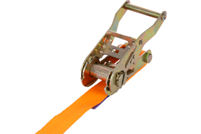 UNITRAILER 12m/25mm/1t orange fastsurringsbånd med strammer