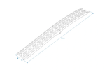 ProPlus 390096 foldbare ramper aluminiumsramper til trailere 220 cm 680 kg sæt med 2