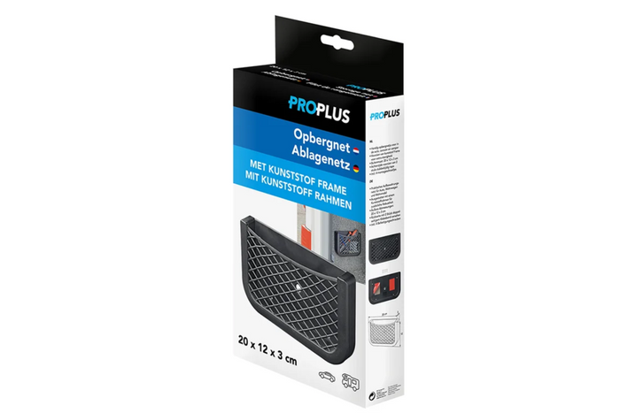 ProPlus 230038 opbevaringsnetlomme med ramme 200x120mm