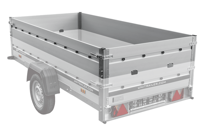 BIS aluminiumsider til UNITRAILER GARDEN 264 KIPP ALU og 264/2 KIPP ALU trailere