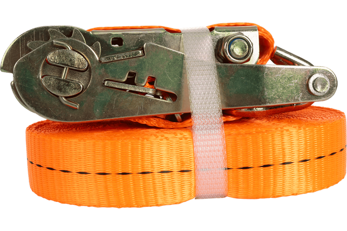 UNITRAILER 10m/25mm/1t orange transportbånd med strammer