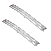 ProPlus 390096 foldbare ramper aluminiumsramper til trailere 220 cm 680 kg sæt med 2