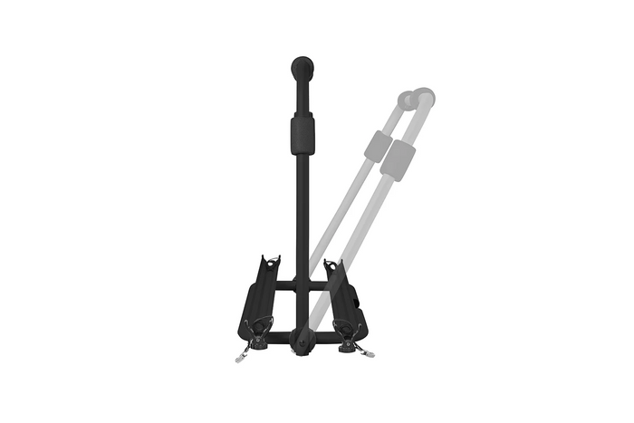 ProPlus 330242BL cykelstativ med trækstang til 2 cykler 40 kg