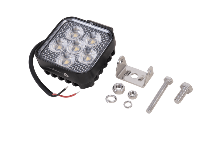 LED arbejdslampe reflektor TT TECHNOLOGY SORT TT.13324 24xLED 1920lm firkantet