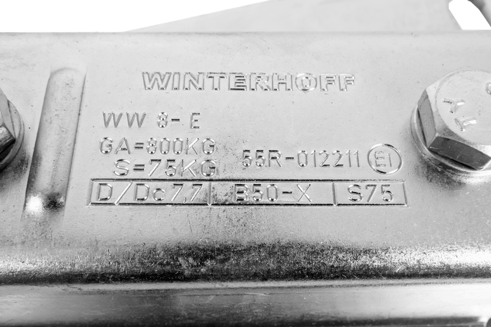 WINTERHOFF WW 8-G+V kuglekoblingsadapter til 800 kg trailer med V-trækstang