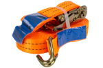 Sæt med fire UNITRAILER 10m/35mm/2t orange transportbånd med strammer