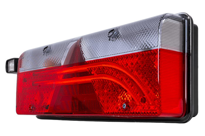 ASPÖCK EUROPOINT III LED bajonet baglygte 7PIN ASS2 med horn 7 funktioner venstre