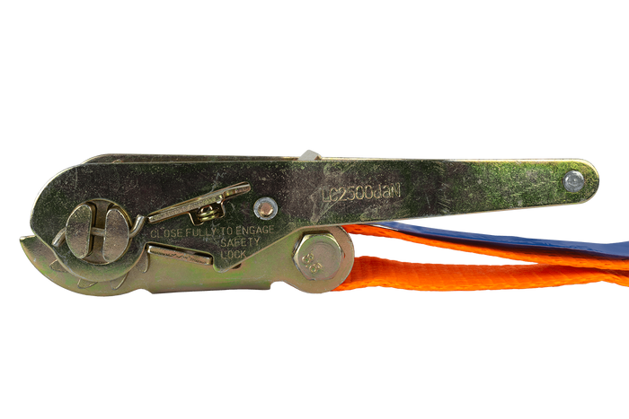 Sæt med fire UNITRAILER 5m/50mm/5t orange transportbånd med strammer