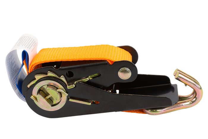 Sæt med fire KAMAR 3m/25mm/0.8t orange transportbånd med strammer