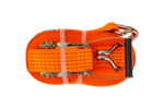 Sæt med fire UNITRAILER 15m/50mm/5t orange transportbånd med strammer