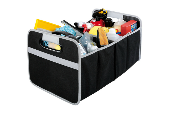 LAMPA Shop&Store L bilorganisator foldbar bagagerumskurv 50x33cm