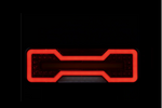 TruckLED L1871+L1872 LED NEON DYNAMISKE baglygter, 0,35m kabel, 6 funktioner, venstre+højre