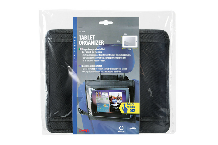 Tablet-organisator LAMP bilholder til bagsædet
