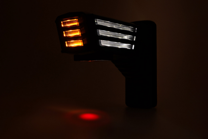 WAŚ 2550P W297.3.1 SPOT LED højre markeringslygte på kort arm