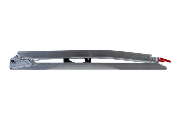 UNITRAILER ALR002 foldbare ramper aluminiumsramper til trailere 221 cm 680 kg med rem, sæt med 2