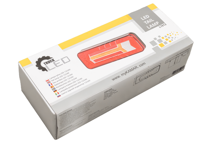 OUTLET TruckLED L1913 LED baglygte 6 funktioner universal